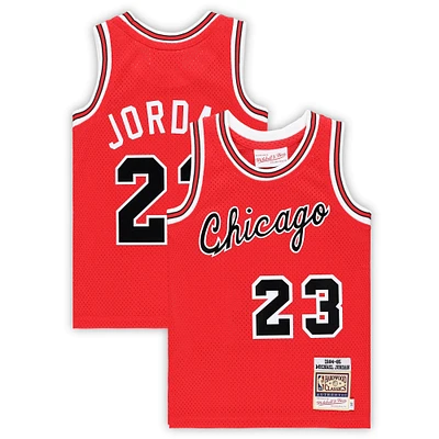 Toddler Mitchell & Ness Michael Jordan Red Chicago Bulls Hardwood Classics 1984/85 Authentic Swingman Jersey