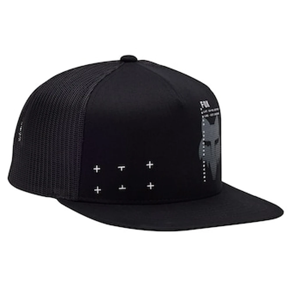 Men's Fox Black Dispute Snapback Hat