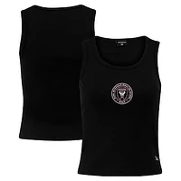 Women's Hype and Vice Black Inter Miami CF Scoop Neck MVP Tank Top