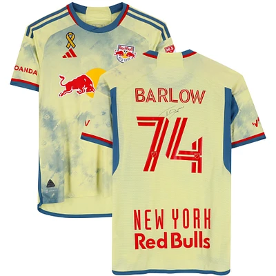 Tom Barlow New York Red Bulls Autographed Fanatics Authentic Match-Used #74 Jersey from the 2023 MLS Season