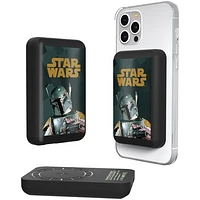 Keyscaper Boba Fett Star Wars Color Block Wireless Magnetic Powerbank