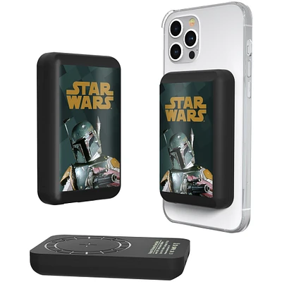 Keyscaper Boba Fett Star Wars Color Block Wireless Magnetic Powerbank