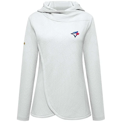 Women's Levelwear White Toronto Blue Jays Sycamore Pullover Hoodie