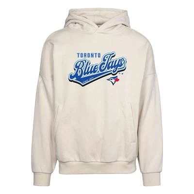 Men's Levelwear Khaki Toronto Blue Jays Contact Oversized Pullover Hoodie