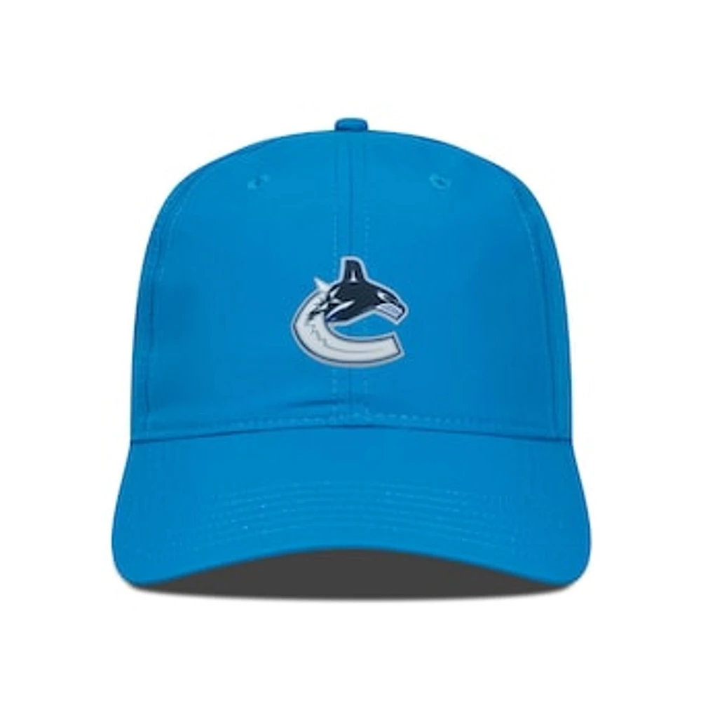 Men's Levelwear Blue Vancouver Canucks Crest Adjustable Hat