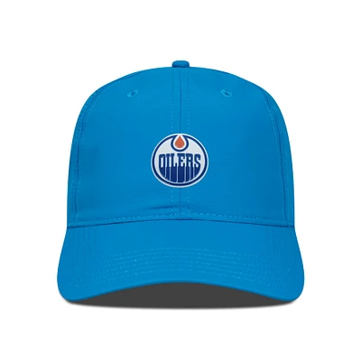 Men's Levelwear Blue Edmonton Oilers Crest Adjustable Hat