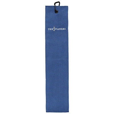 Navy THE PLAYERS Microscrubber Golf Towel