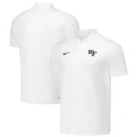 Men's Nike White Wake Forest Demon Deacons 2024/25 Sideline Victory Coaches Performance Polo