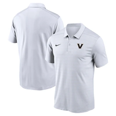 Men's Nike White Vanderbilt Commodores 2024/25 Sideline Victory Coaches Performance Polo