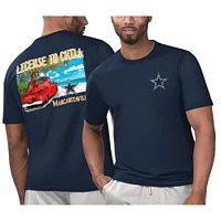 Men's Margaritaville Navy Dallas Cowboys Licensed to Chill T-Shirt