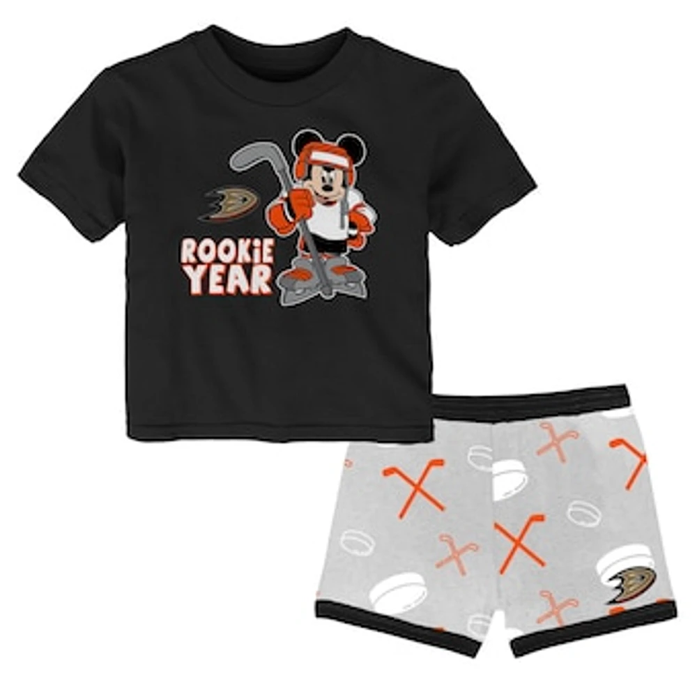 Toddler Anaheim Ducks Disney Rookie Year T-Shirt & Shorts Set