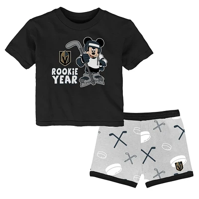 Toddler Vegas Golden Knights Disney Rookie Year T-Shirt & Shorts Set