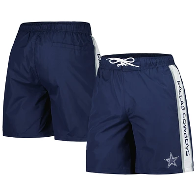 Men's G-III Extreme Navy Dallas Cowboys Streamline Volley Swim Shorts