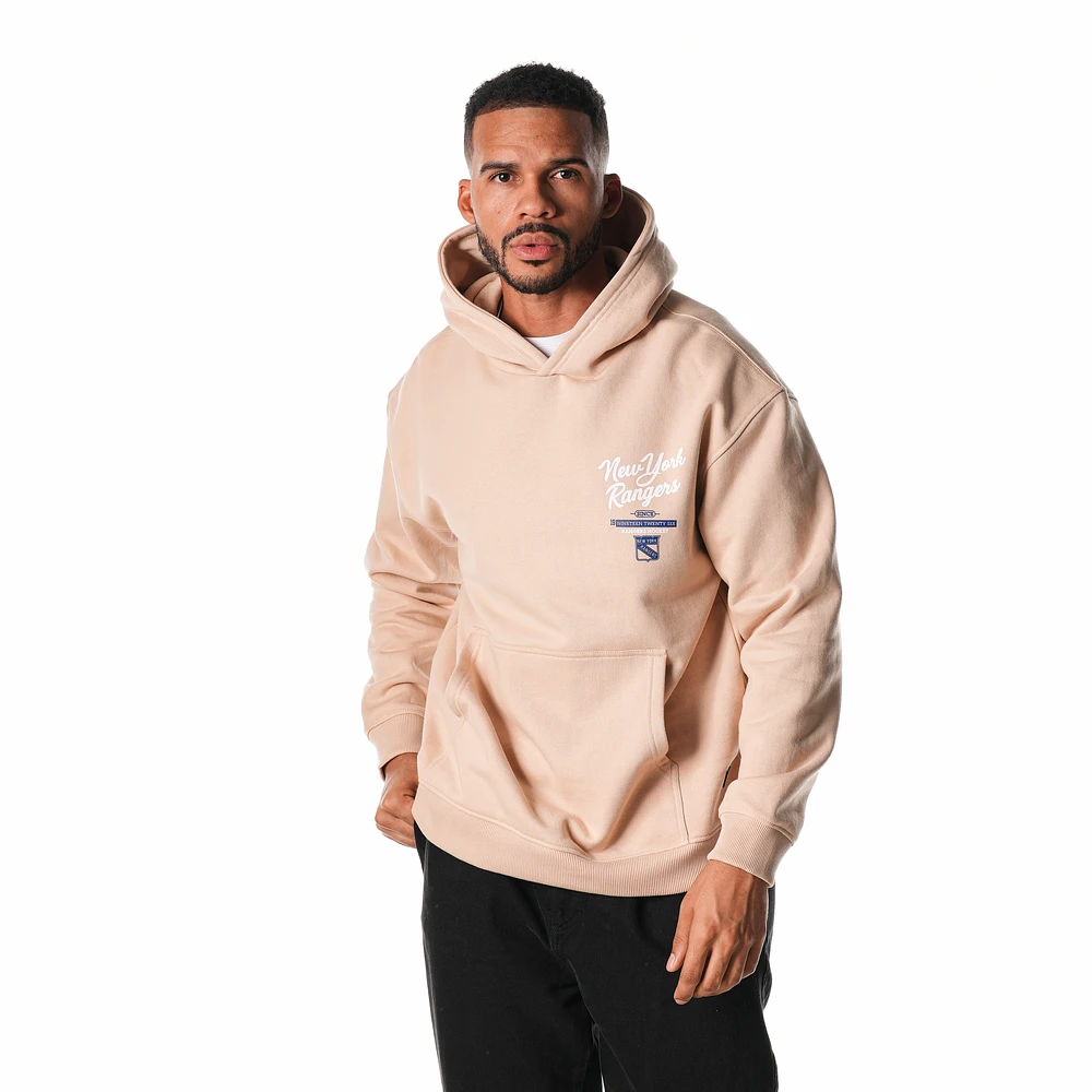 Unisex The Wild Collective  Cream New York Rangers Pullover Hoodie