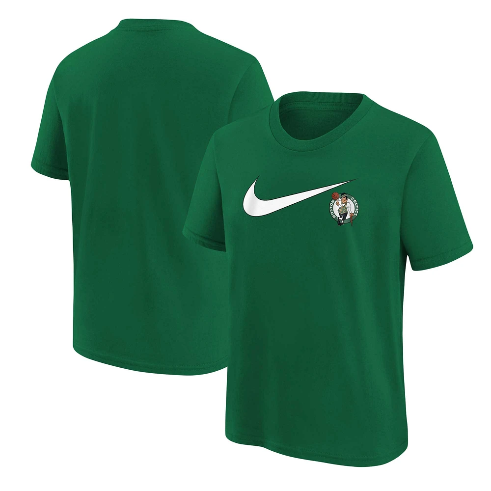 Youth Nike Kelly Green Boston Celtics Essential Swoosh T-Shirt