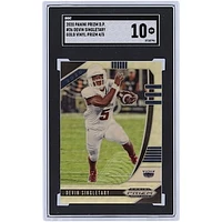 Devin Singletary Florida Atlantic Owls 2020 Panini Prizm Draft Picks Gold Vinyl Prizm #36 #4/5 SGC Authenticated 10 Rookie Card