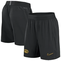 Men's Nike Black Missouri Tigers 2024/25 Sideline Performance Woven Shorts