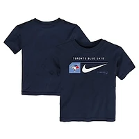 Toddler Nike Navy Toronto Blue Jays Team Swoosh Lockup T-Shirt