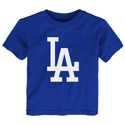 Toddler Royal Los Angeles Dodgers Primary Logo T-Shirt