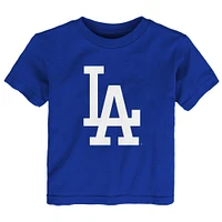 Toddler Royal Los Angeles Dodgers Primary Logo T-Shirt