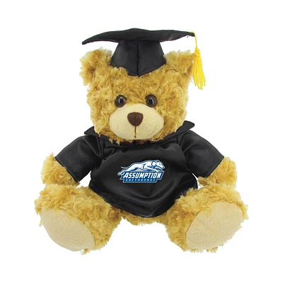 Assumption Greyhounds 12'' Graduation Plush Bear