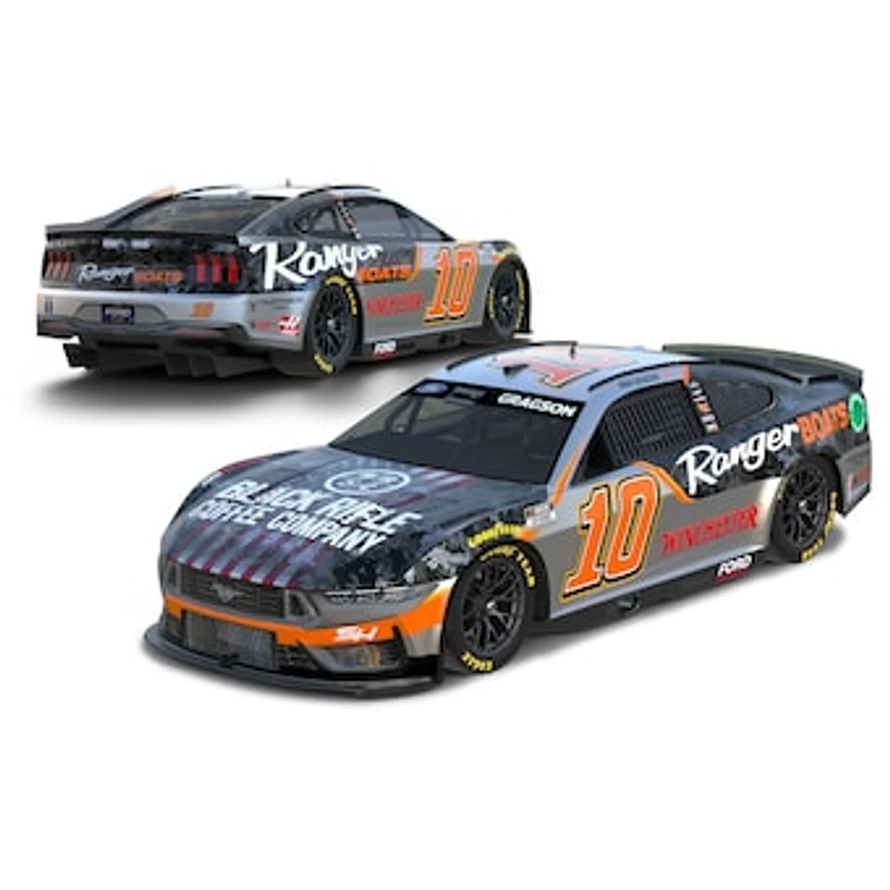 Action Racing Noah Gragson 2024 #10 Black Rifle Coffee/Ranger Boats 1:24 Elite Die-Cast Ford Mustang