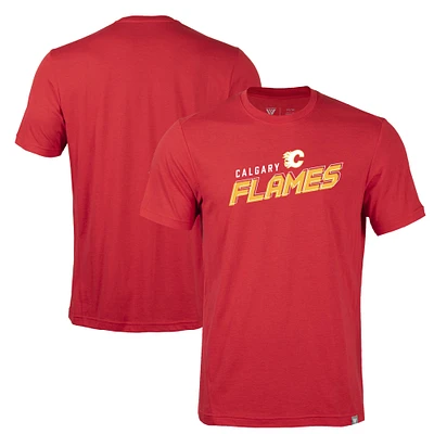 Men's Levelwear  Red Calgary Flames Thrive Premier 2.0 Tri-Blend T-Shirt