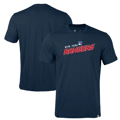 Men's Levelwear  Navy New York Rangers Thrive Premier 2.0 Tri-Blend T-Shirt