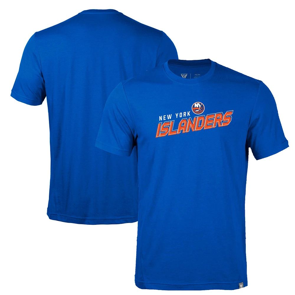 Men's Levelwear Royal New York Islanders Thrive Premier 2.0 Tri-Blend T-Shirt