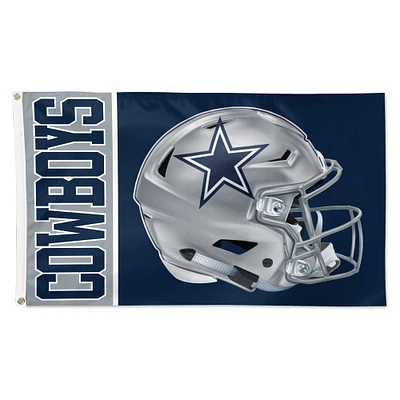 WinCraft Dallas Cowboys 3' x 5' Helmet Deluxe Single-Sided Flag