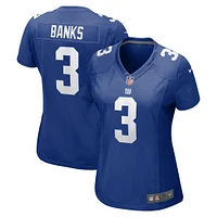 Women's Nike Deonte Banks  Royal New York Giants Game Jersey