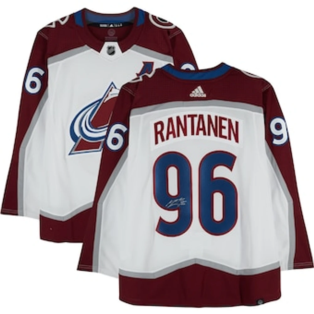 Mikko Rantanen Colorado Avalanche Autographed White adidas Authentic Jersey