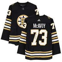 Charlie McAvoy Boston Bruins Autographed adidas Authentic Jersey with 100th Anniversary Patch