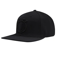 Men's Pro Standard  Black Golden State Warriors Classics Tonal Snapback Hat