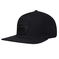 Men's Pro Standard Black Boston Celtics Classic Tonal Snapback Hat