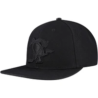 Men's Pro Standard Black Pittsburgh Penguins Classic Tonal Snapback Hat