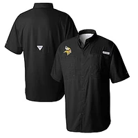 Men's Columbia Minnesota Vikings Tamiami Omni-Shade Button-Down Shirt