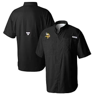 Men's Columbia Minnesota Vikings Tamiami Omni-Shade Button-Down Shirt