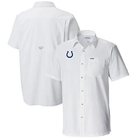 Men's Columbia Indianapolis Colts Slack Tide Omni-Wick Button-Up Camp Shirt