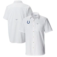 Men's Columbia Indianapolis Colts Slack Tide Omni-Wick Button-Up Camp Shirt