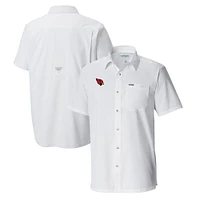 Men's Columbia Arizona Cardinals Slack Tide Omni-Wick Button-Up Camp Shirt