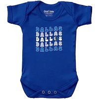 Newborn & Infant Chad Jake  Royal Dallas Mavericks Groovy Bodysuit