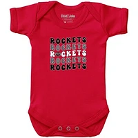Newborn & Infant Chad Jake Houston Rockets Groovy Bodysuit