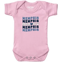 Newborn & Infant Chad Jake Light Memphis Grizzlies Groovy Bodysuit