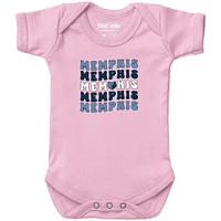 Newborn & Infant Chad Jake Light Memphis Grizzlies Groovy Bodysuit
