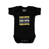 Newborn & Infant Chad Jake Indiana Pacers Groovy Bodysuit