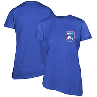 Women's Levelwear Royal Quebec Nordiques Retro Birch T-Shirt