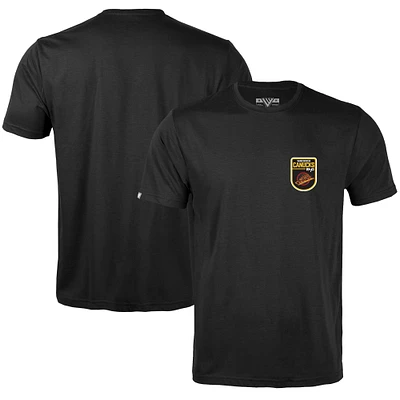 Men's Levelwear Black Vancouver Canucks Retro Richmond T-Shirt