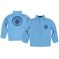 Toddler Vive La Fete Sky Blue Manchester City Quarter-Zip Pullover Top