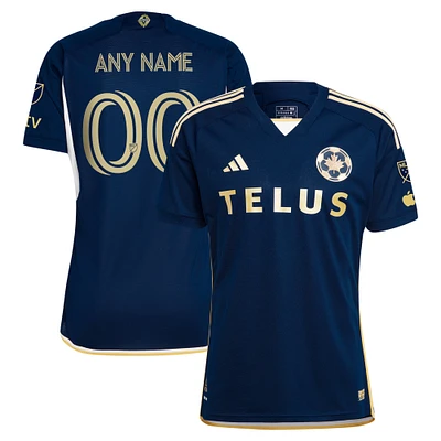 Men's adidas  Navy Vancouver Whitecaps FC 2024 The 50 Authentic Custom Jersey